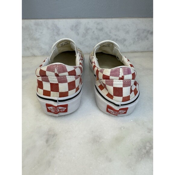 Vans Classic Slip-On Retro Rainbow Checkerboard Skateboard Shoes Sz 5.0W 3.5 Men - Picture 5 of 10